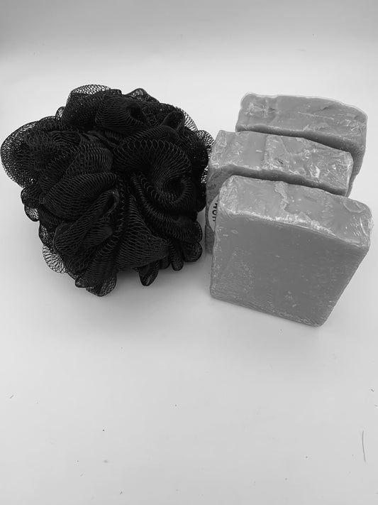 Black Linen & Amber Soap (unisex)